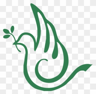 Peace Dove Clipart Logo - Green Dove Clip Art - Png Download