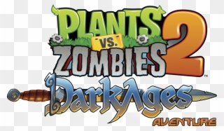 Plants Vs Zombies 2 Logo Png Banner Free Download - Plants Vs Zombies 2 It's About Time Logo Clipart