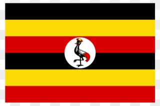 Fahne Uganda - Uganda Flag Clipart