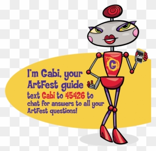 Afwebsite Gabi - Female Robot Clipart - Png Download