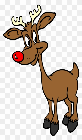 Rudolph The Red-nosed Reindeer - Rudolf El Petit Cervol Clipart