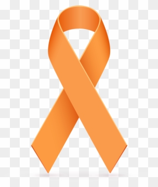Orange Cancer Ribbon Clipart 3 By April - Awareness Ribbon - Png Download