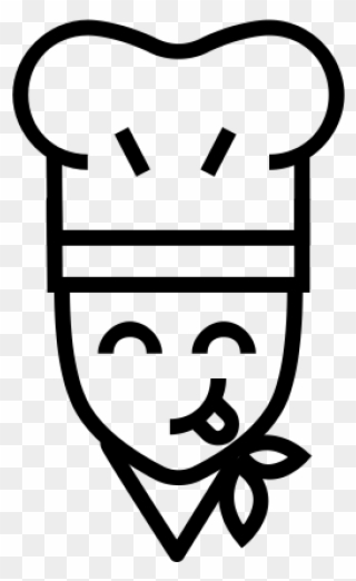 Chef Rubber Stamp - Cook Icon Clipart