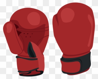 Picture Black And White Stock Glove Transprent Png - Guantes De Boxeo Rojos Png Clipart
