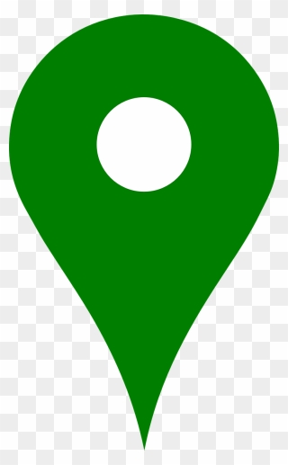 Vector Graphics - Google Map Marker Green Clipart