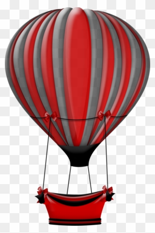 Balon Hot Air Balloon Clipart, Christening, Scrapbook - Globo Aerostatico Lila Png Transparent Png