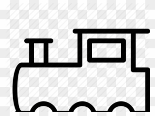 Railroad Clipart Easy Train - Clip Art Simple Train - Png Download