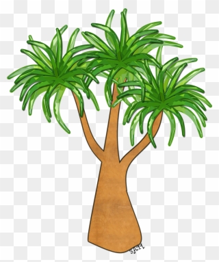 Thank You For Following My Blog And Supporting My Art - Palm Trees Clipart