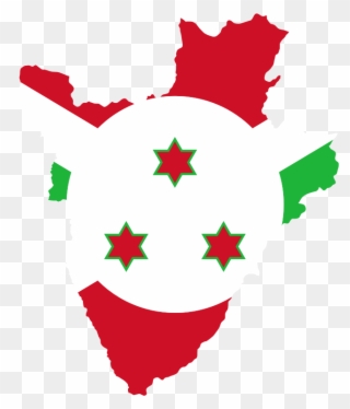 Burundi Flag Map Png Clipart