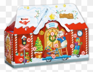 Ferrero Kinder Mix Adventskalender 3 D Haus - Kinder Bueno Clipart