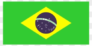 Brazil Courtesy Flag - Brazil Flag Clipart