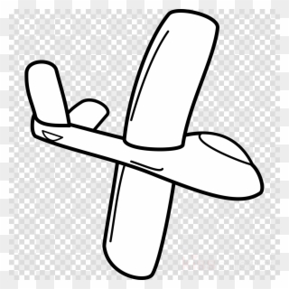 Outline Image Of Glider Clipart Airplane Glider Clip - Red Aids Ribbon Png Transparent Png
