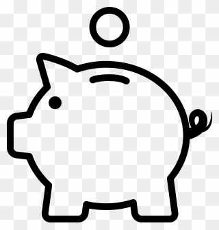 Piggy Bank Png - Piggy Bank Easy Drawing Clipart