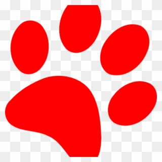 Cropped Cropped Panther Paw - Blue Paw Print No Background Clipart