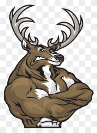 Drawn Deer Male Deer - Got Game Tile Coaster Clipart