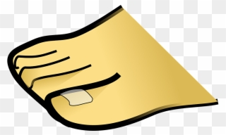 Feet Clipart Right - Clip Art Toes - Png Download