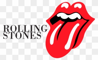 Classic Rock Logos - Rolling Stones Logo Png Clipart