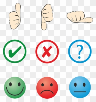 Feedback Image - Neutral Opinion Clipart