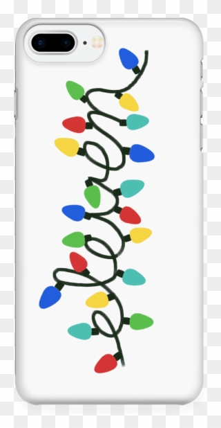 Stranger Things Christmas Lights Png Clip Art Library - Zazzle Telefon-kasten Des Lit-elf Iphone 7 Hülle Transparent Png