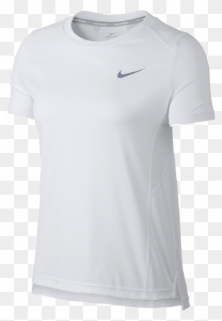 Nike Women's Nike Miler Short-sleeve Running Top - Men's Nike Dry Training T Shirt Clipart