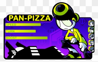 Pan-pizza Stats Rebeltaxi's The Car - T-shirt Clipart