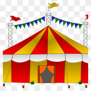Carnival Tents Clipart - Circus - Png Download