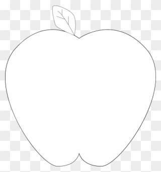 White Black Apple By Gena Clip Art At Clker - Strawberry Silhouette Png Transparent Png