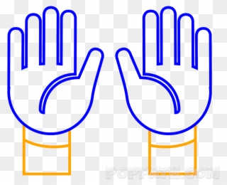Extend The Hands To Make Arms By Drawing Rectangle - Emoji Clipart