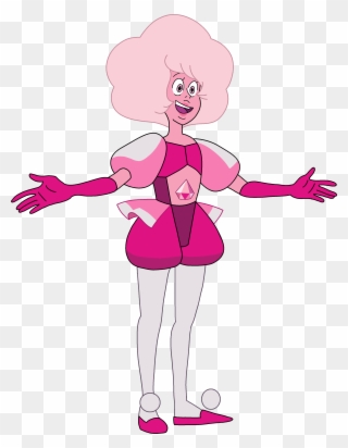 Pink Diamond T-posing - Steven Universe T Pose Clipart