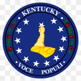 Seal Of Kentucky - Kentucky Civil War Flag Clipart