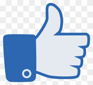 Facebook Like &ndash Thumb Up Icon Free Vector And - High Resolution Facebook Likes Logo Clipart