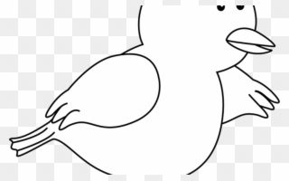 Bird Outline Clip Art & Look At Bird Outline Clip Art - Clip Art - Png Download
