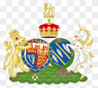 Combined Coat Of Arms Of Harry And Meghan, The Duke - Kate And William Coat Of Arms Clipart