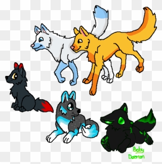 Wolf Pack - Wolves Life 3 Art Clipart