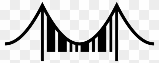 Wikidata Morese Code Logo Suspension Bridge Clipart