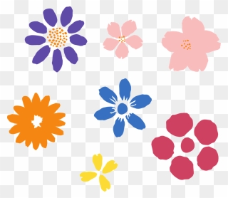 Collection Of Vector Flowers Clipart