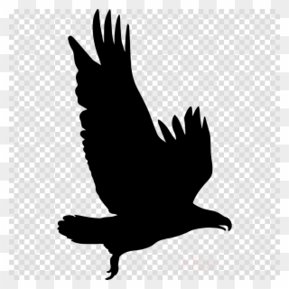 Eagle Silhouette Clipart Bird Eagle Clip Art - Top Hat Transparent Background - Png Download