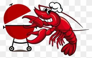 Crayfish Bbq Copy - Carolina Hardware And Decor Lobster 1.5" Round Knob Clipart