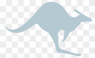 Kangaroo - Kangaroo Silhouette Png Clipart