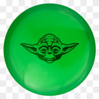Star Wars Disc Golf Yoda Head Z-line Buzzz - Star Wars Yoda Logo Clipart