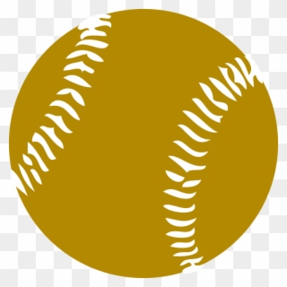 Gold Clipart Baseball ~ Frames ~ Illustrations ~ Hd - Softball Crescent Clipart - Png Download