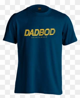 Dadbod T Shirt In Blue Blue Cool Fashion T Shirt Specials - Chilluminati T Shirt Clipart