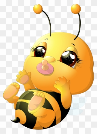 Beehive Honey Bee Transprent - Baby Honey Bee Cartoon Clipart