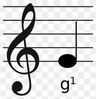 G Clef In Music Clipart