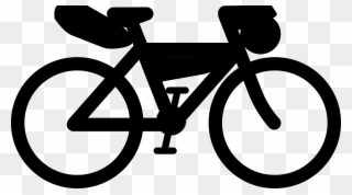 Big Image - Bike Touring Logo Png Clipart
