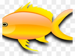 Gold Fish Clipart Pez - Gold Fish Clip Art - Png Download