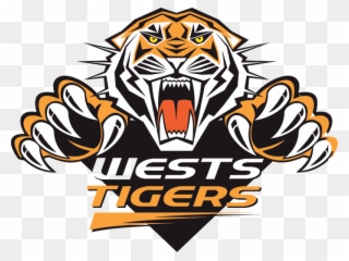 Wests Tigers 2000 Pres Primary Logo Diy Iron On Transfers - West Tigers Clipart