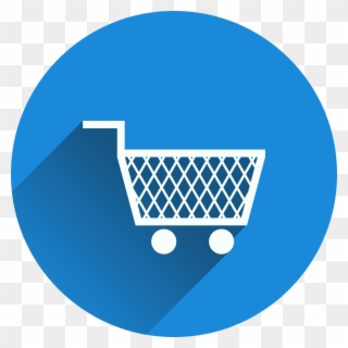 Shopping Cart Shopping Icon Png Image - Shopping Cart Icon Blue Clipart