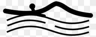 Open - Paralympic Pictogram Swimming Clipart