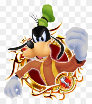 Kingdom Hearts Unchained X Goofy Medals Clipart